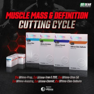 Muscle Mass & Definition Cutting Cycle Ultima Pharmaceuticals