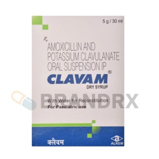 Clavam Dry Syrup 125/31.25 mg Alkem Laboratories Ltd.